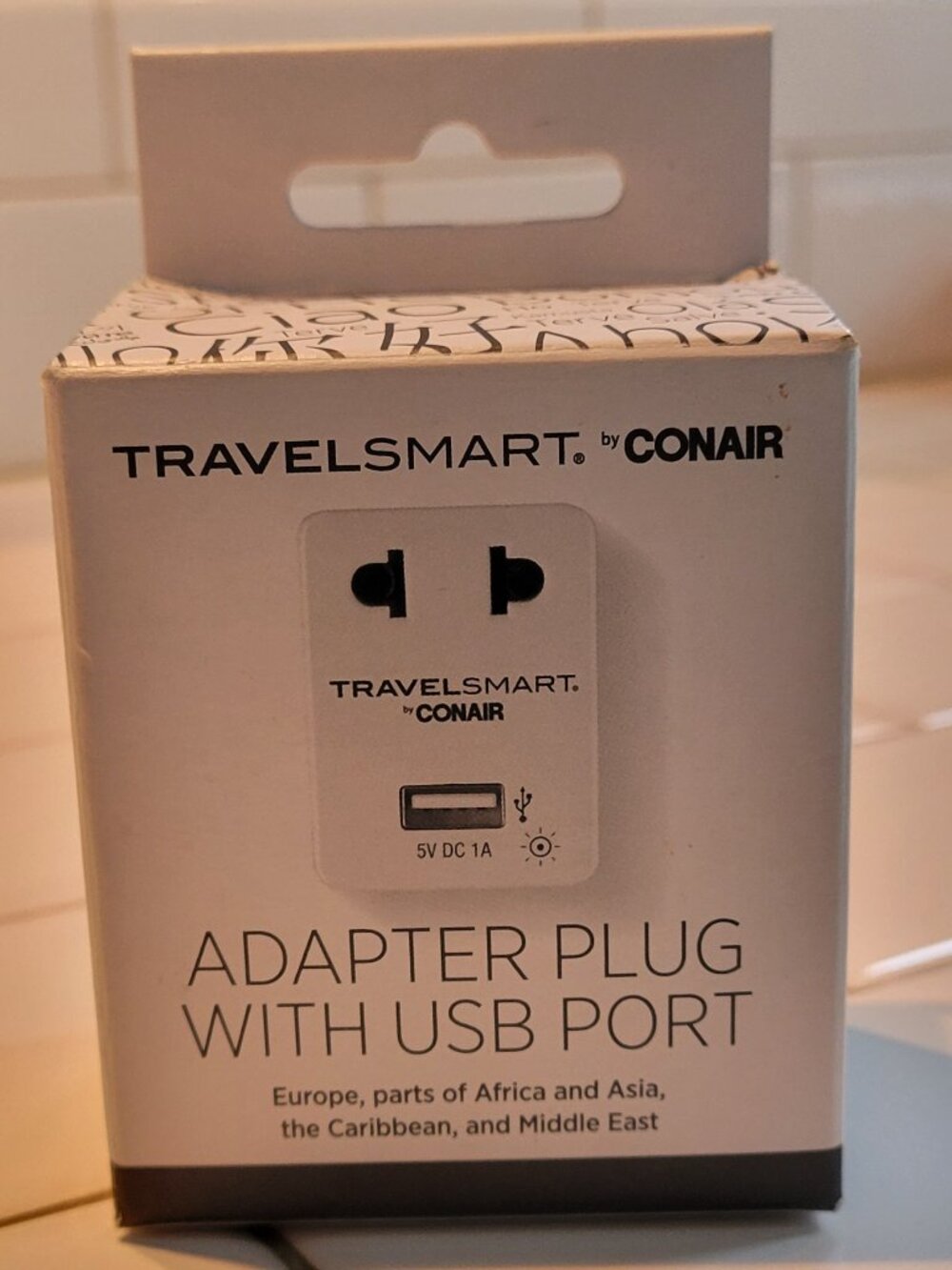 Conair Travel Adapter and Riemot Luggage Cup Holder